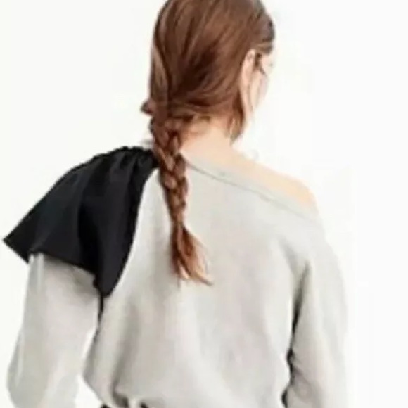 J. Crew Asymmetrical Sweatshirt - Picture 3 of 7